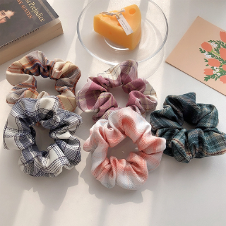 Dây Buộc Tóc Họa Tiết Ca Rô Thời Trang Dành Cho Nữ