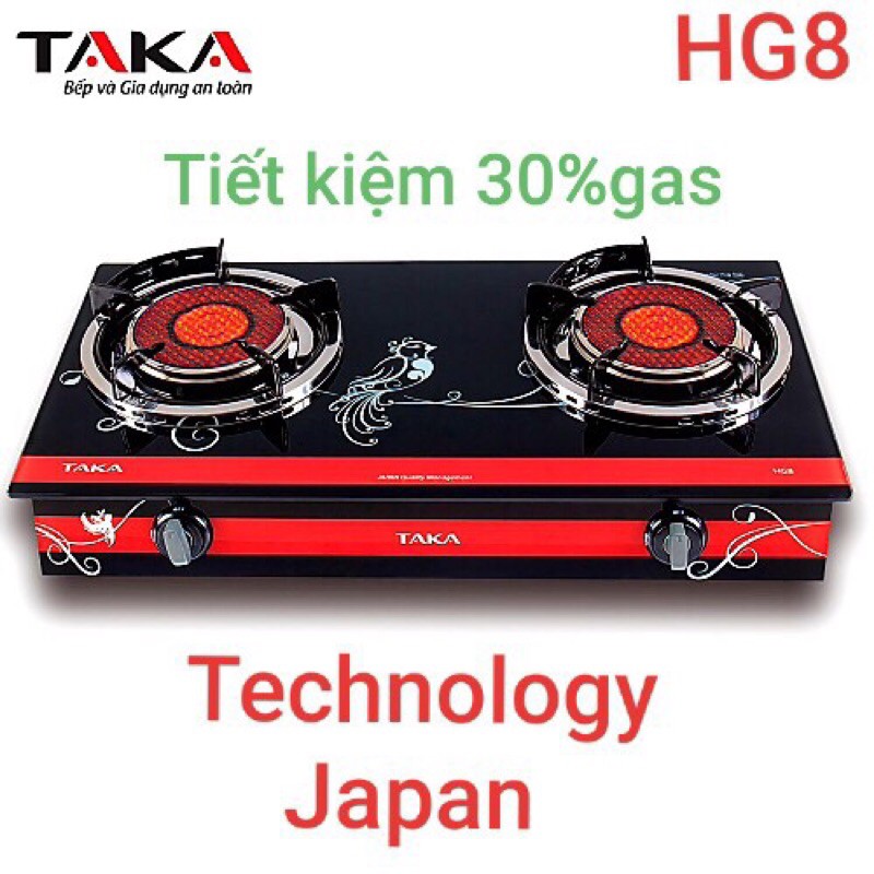Bếp gas hồng ngoại Taka HG8 technology Japan