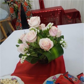 Giỏ nhựa cắm hoa để bàn cô dâu,bàn tiệc - HN3
