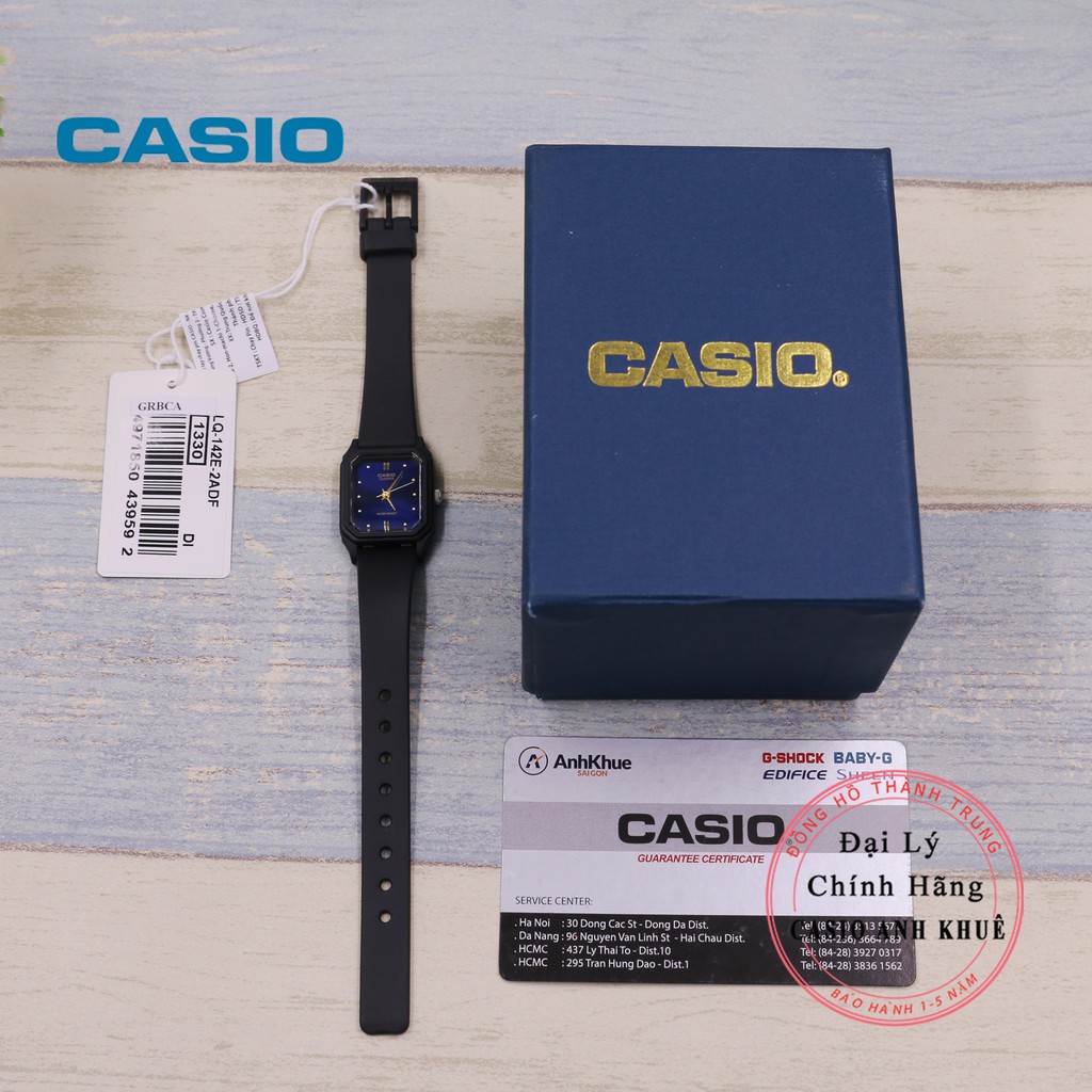 Đồng hồ nữ Casio LQ-142E-2ADF dây nhựa