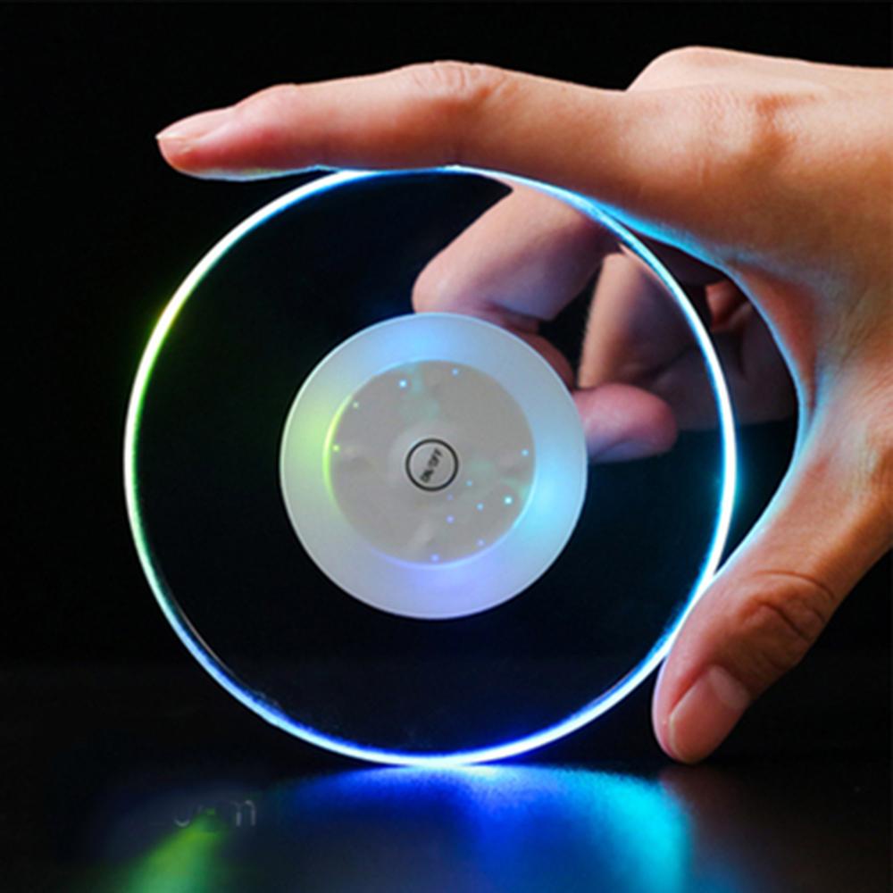 Đế Lót Ly Siêu Mỏng Hình Tròn / Vuông Có Đèn LED 24 Bóng