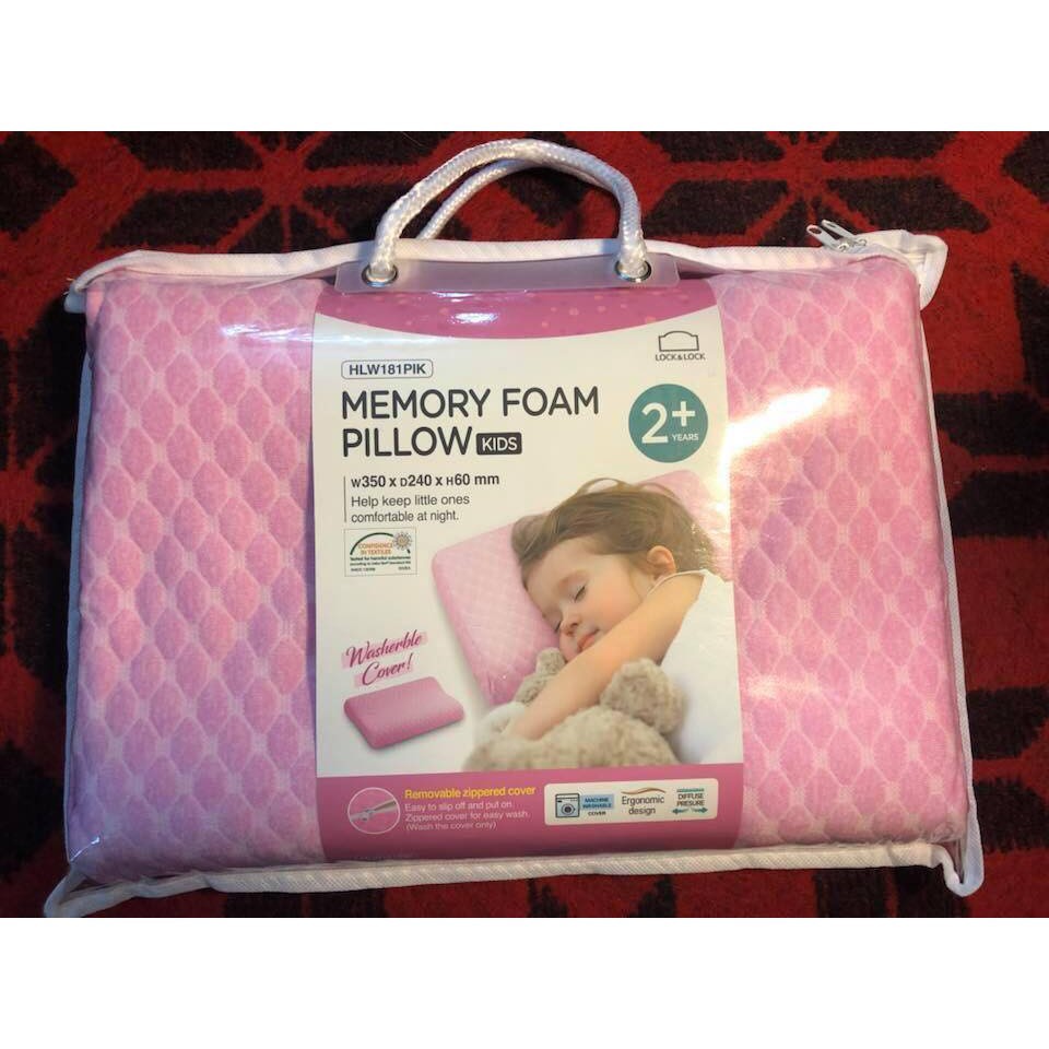 Gối ngủ cao su non cao cấp dành cho trẻ em Memory Foam Pillow Lock&Lock HLW181