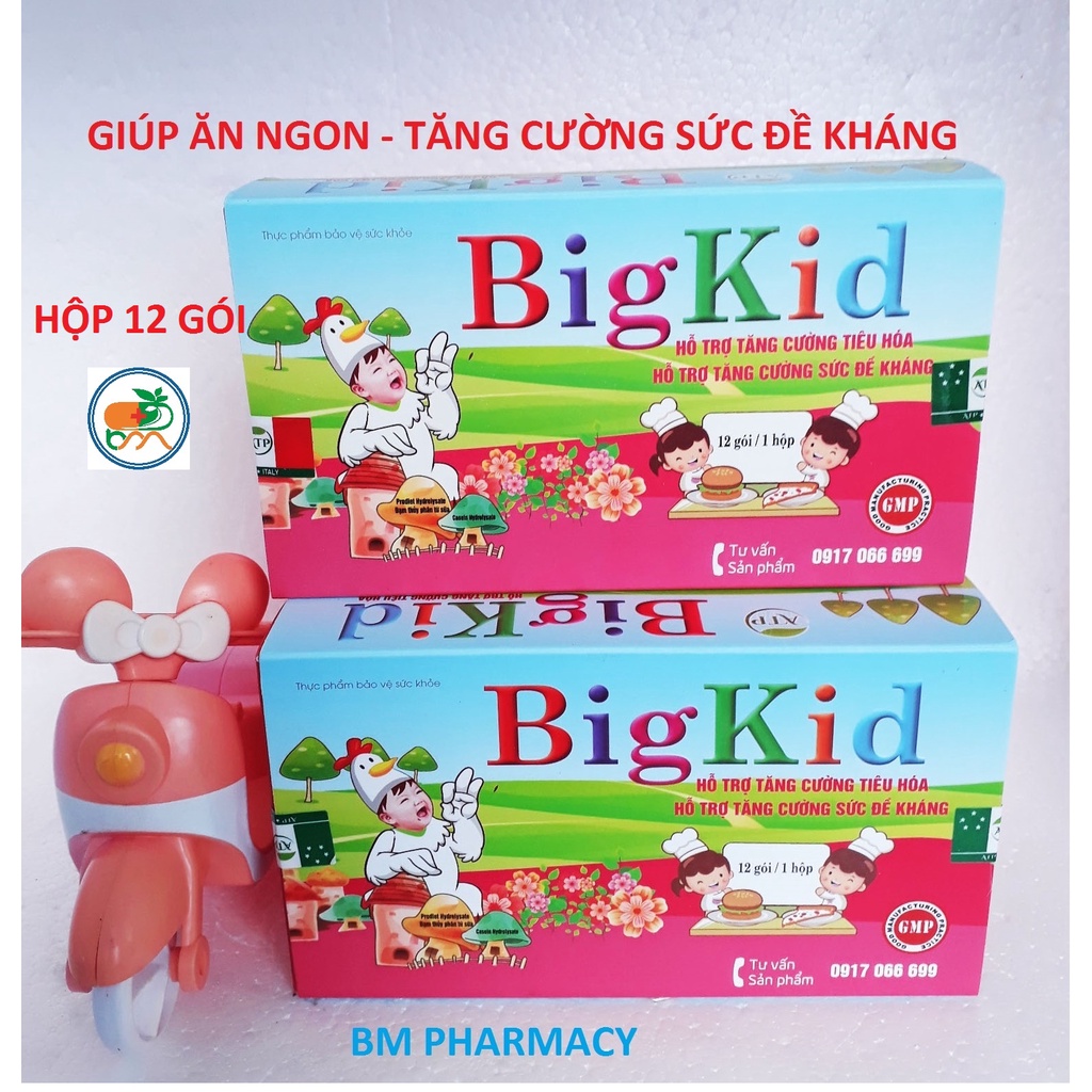 Siro BIGKID, hỗ trợ tăng cường tiêu hóa, giúp ăn ngon; tăng cường sức đề kháng cho trẻ