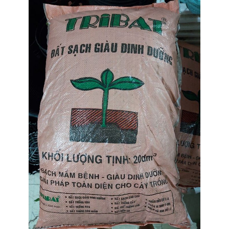 Đất sạch TRIBAT bao 20dm3