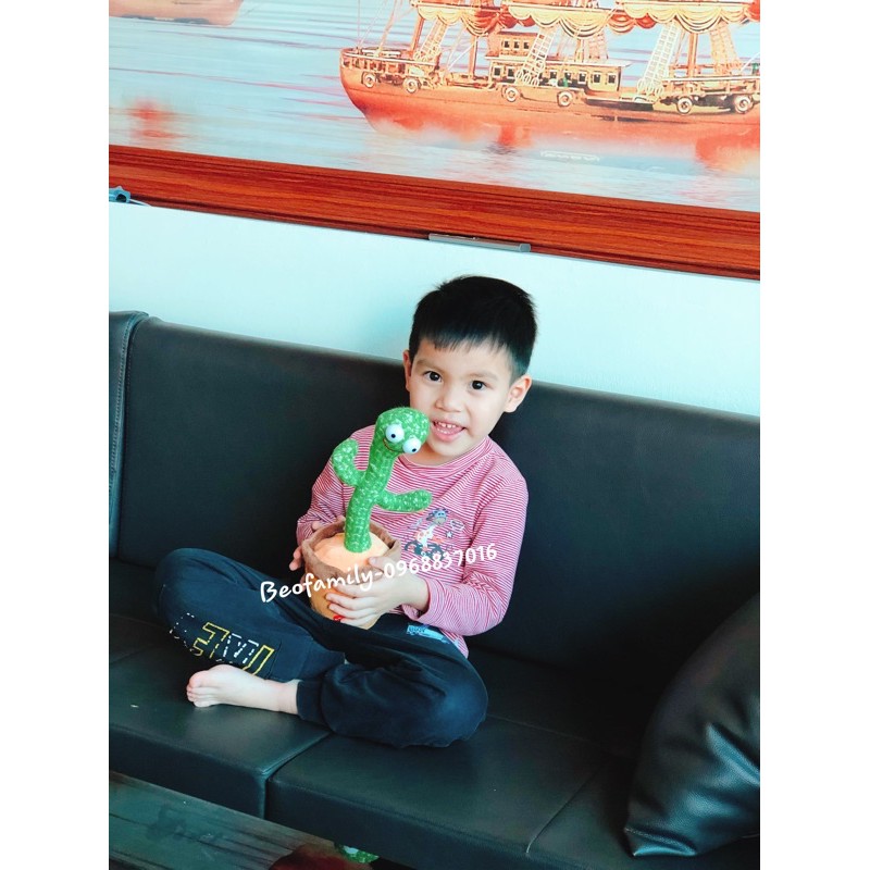 🌵Xương Rồng Nhảy Múa, Phát triển kĩ năng, Ghi Âm, Nhại Giọng,120 Bài Hát,Sạc Cổng USB - BEOFAMILY