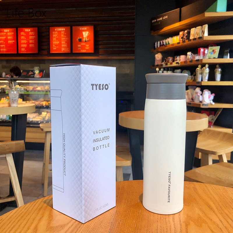 Bình Nước Giữ Nhiệt Thiết Kế Đơn Giản Dễ Thương Phong Cách Hàn Quốc