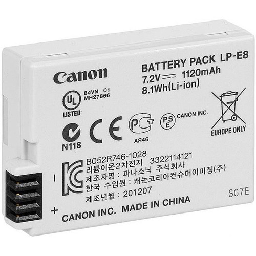 Bộ pin sạc thay thế 1 Pin 1 Sạc máy ảnh Canon LP-E8