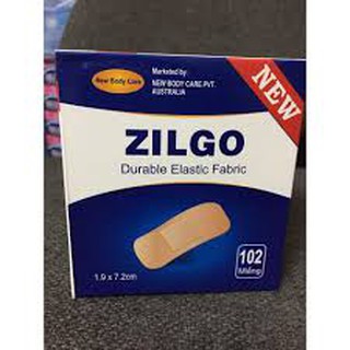 Băng Cá Nhân Zilgo Bản Nhỏ - Hộp 102 Miếng