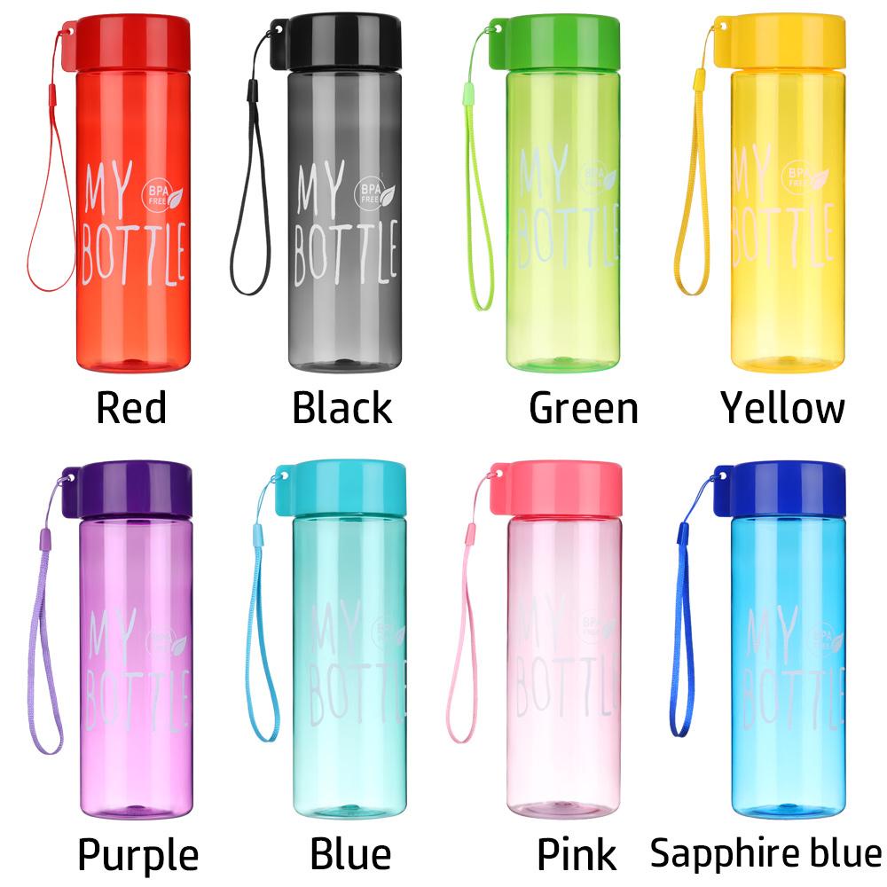 Bình Nước Thể Thao Bằng Nhựa Dung Tích 500ML Tiện Dụng