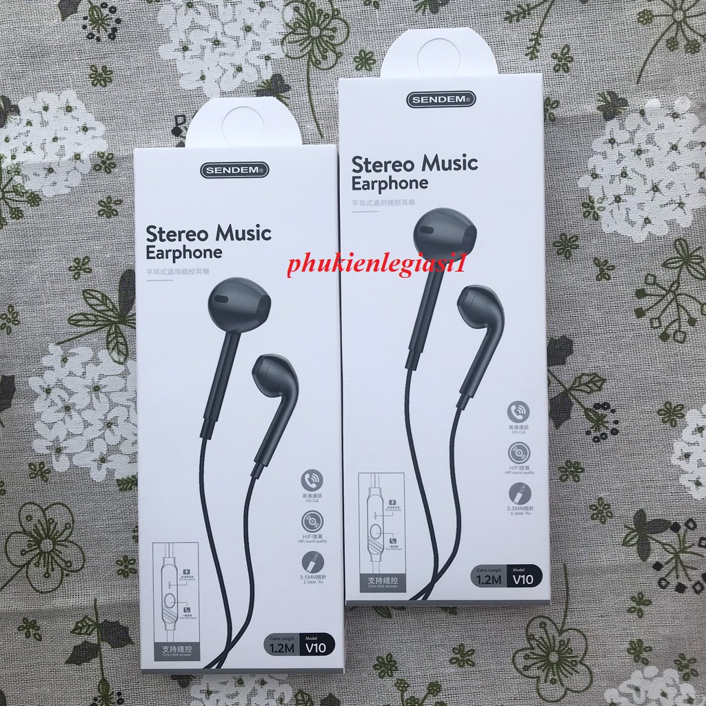 Tai nghe Sendem V10 jack 3.5mm