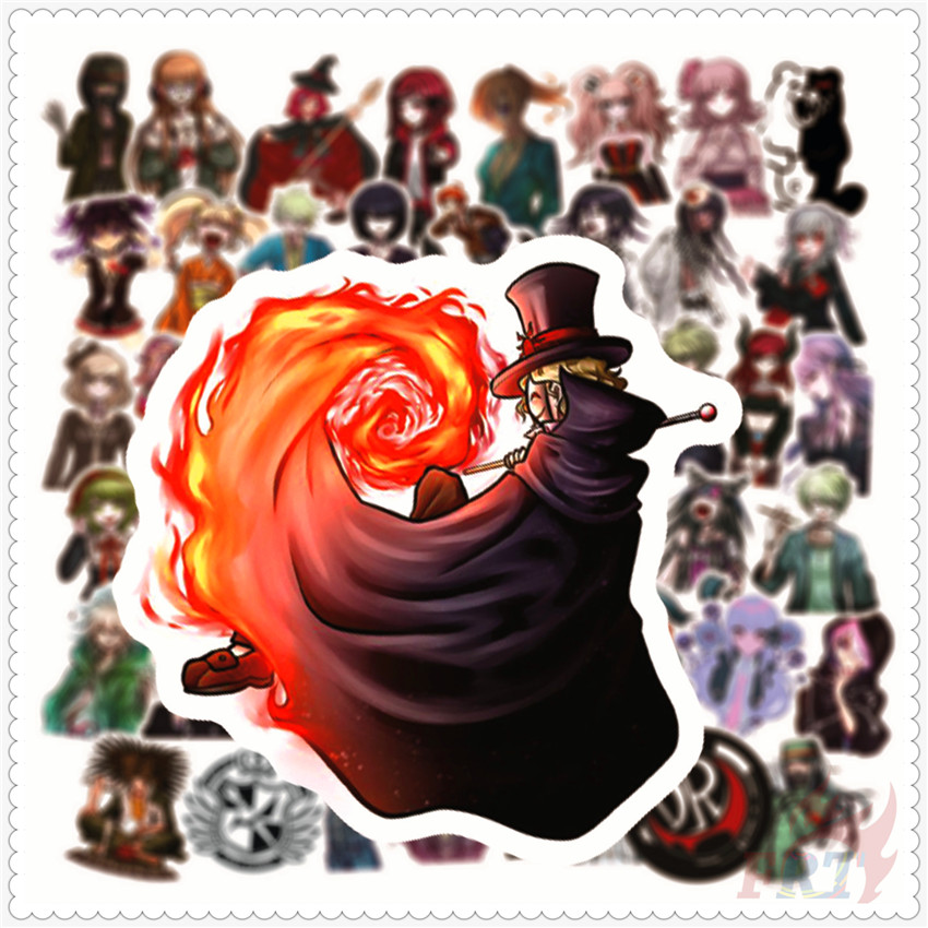Bộ 50 Miếng Dán Trang Trí Độc Đáo Chất Lượng Cao ❉ Dangan ronpa. Nhãn Dán danganronpa ❉ Tự Làm Thời Trang Không Thấm Nước doodle Decal Dán