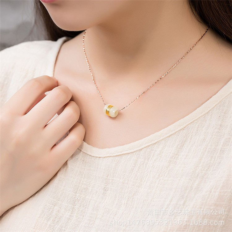 Vòng cổ Mặt Đá Mắt Mèo