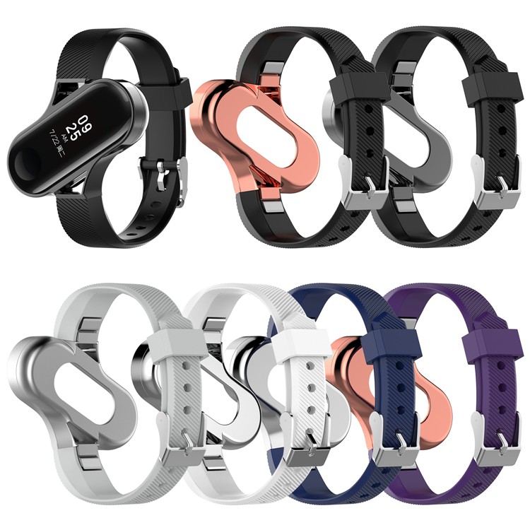 Dây Đeo Inox Cho Đồng Hồ Thông Minh Xiaomi Mi Band 3
