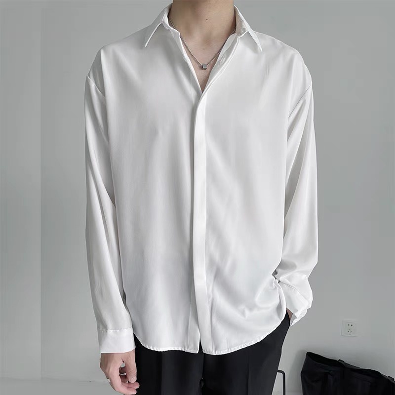 Áo sơ mi nam tay dài vải cotton mềm mượt mặc mát sơ mi nam nữ Unisex mẫu mới