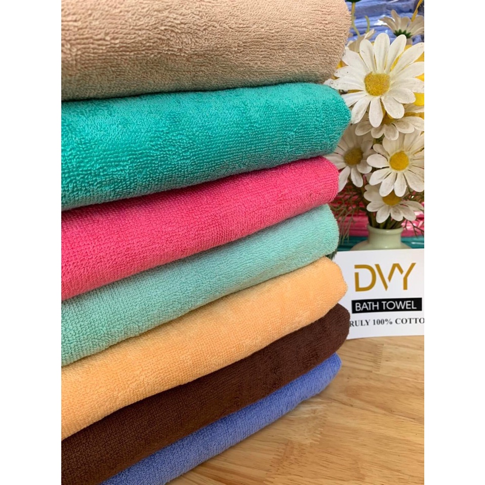 Khăn Tắm 100% Cotton, Khăn Gội Đầu Mềm Mại, Siêu Thấm Hút  320