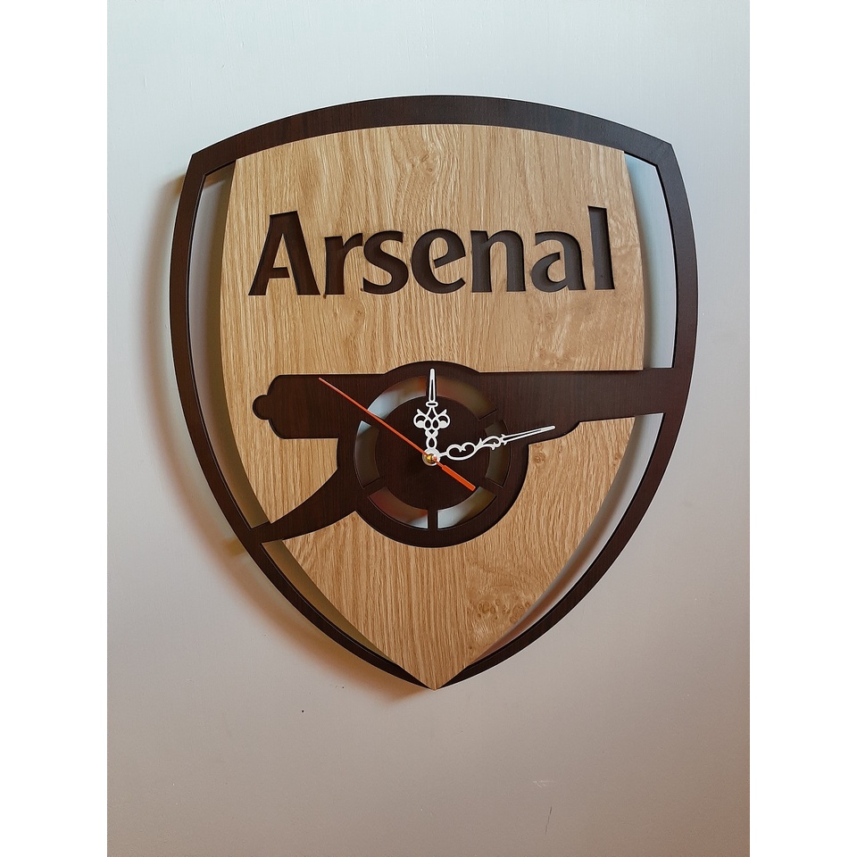 Đồng hồ gỗ Arsenal