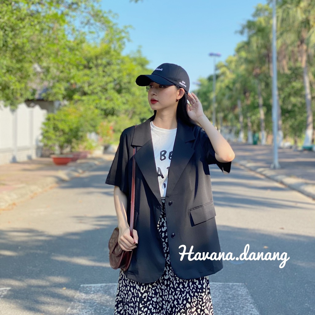 BLAZER TAY NGẮN ULZZANG 1 LỚP 🎉 [VIDEO]  ( ẢNH THẬT SHOP CHỤP )🎉