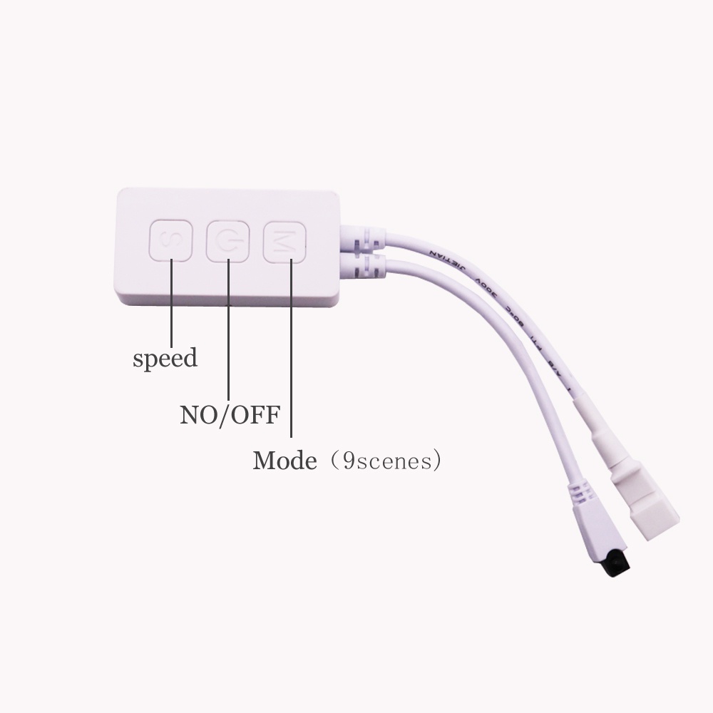 Công Tắc Điều Khiển Đèn LED SP611E Bluetooth WS2811WS2812 DC5V-24V