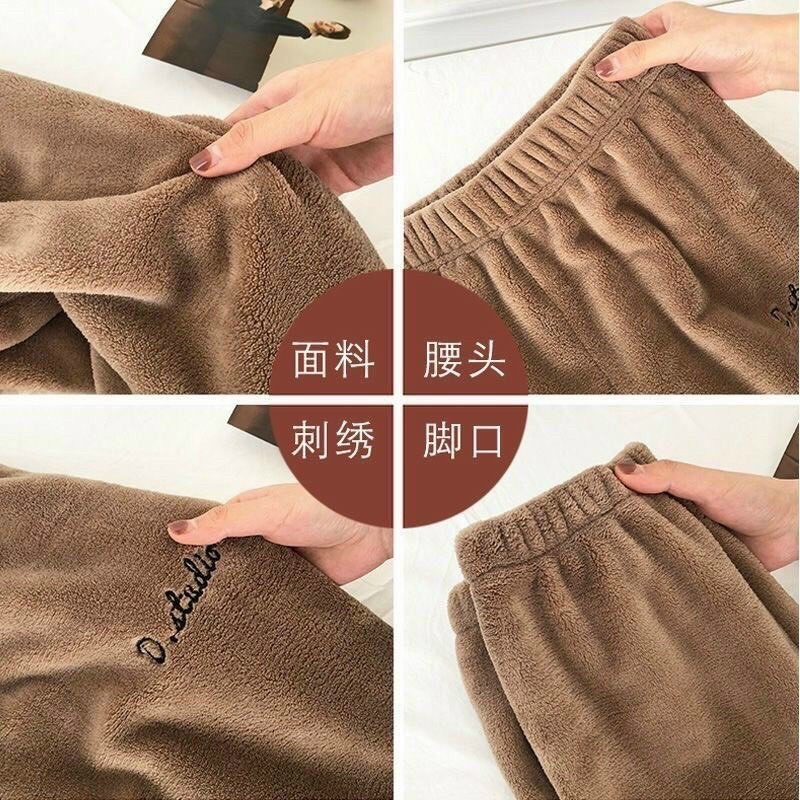 Sét Bộ Ngủ Lông Cừu Nữ Dài Tay Ấm | BigBuy360 - bigbuy360.vn