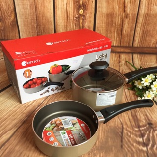 Bộ nồi chảo chống dính Elmich EL-1167