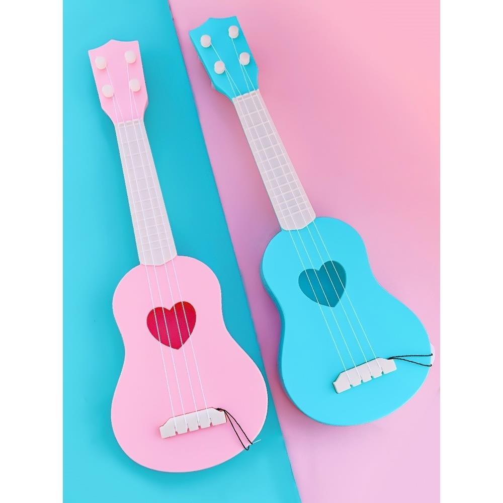 Đồ chơi trẻ em guitar cho Douyin.com Red girl mini ukulele boy nhạc cụ mô phỏng violin