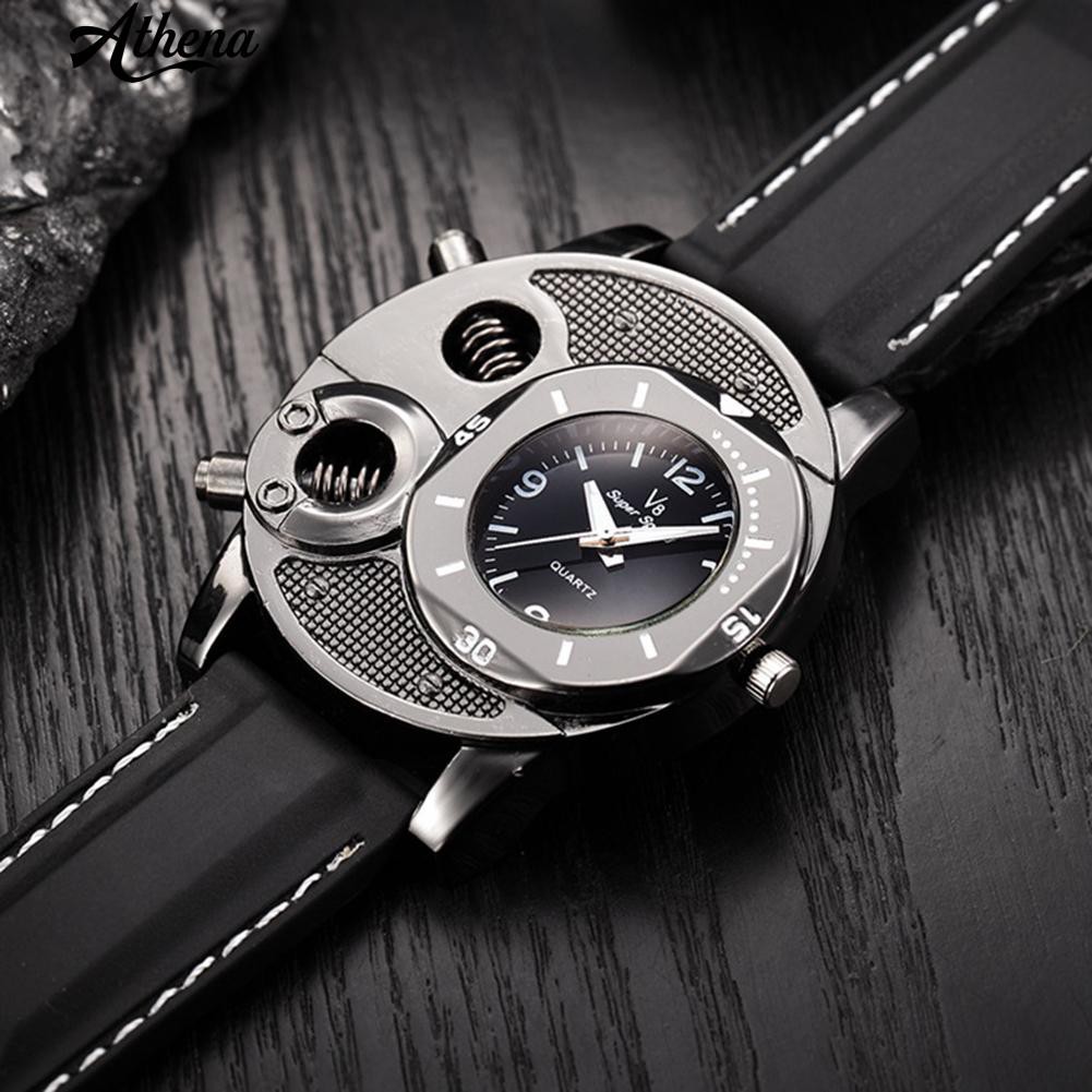 Đồng hồ đeo tay nam thiết kế mặt số bu lông cá tính