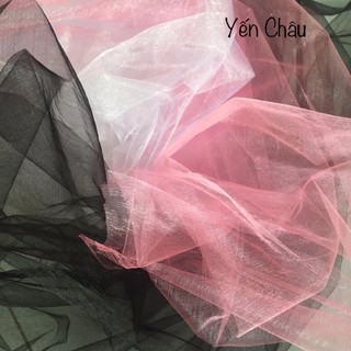 VẢI - Voan kính ánh kim, rộng 1,5m, loại tốt mịn -xịn , giá mềm thích hợp dùng bó hoa, trang trí nhà, may mặc