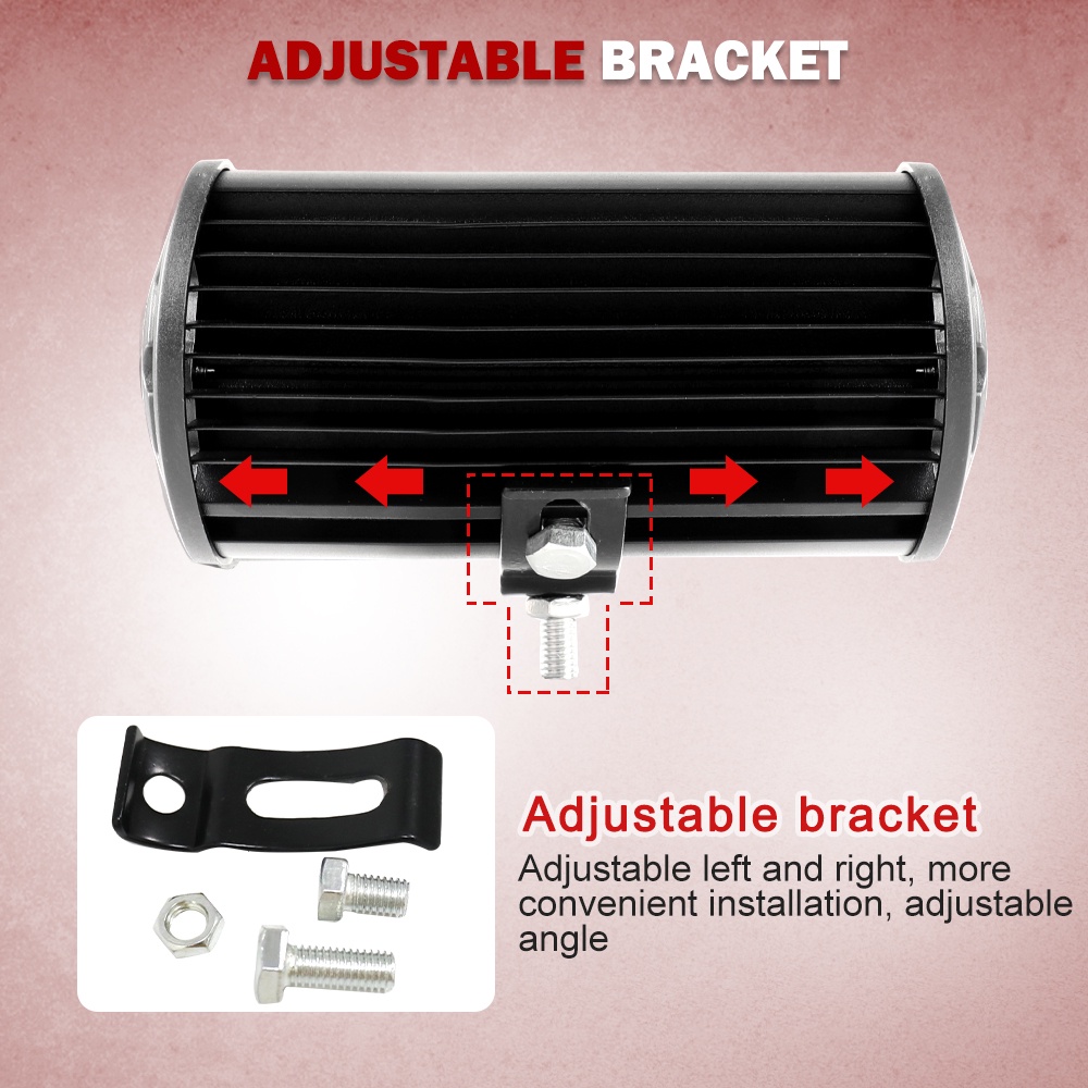 Đèn LED Trợ Sáng 120W 7inch Dành Cho Ô Tô / Xe Tải