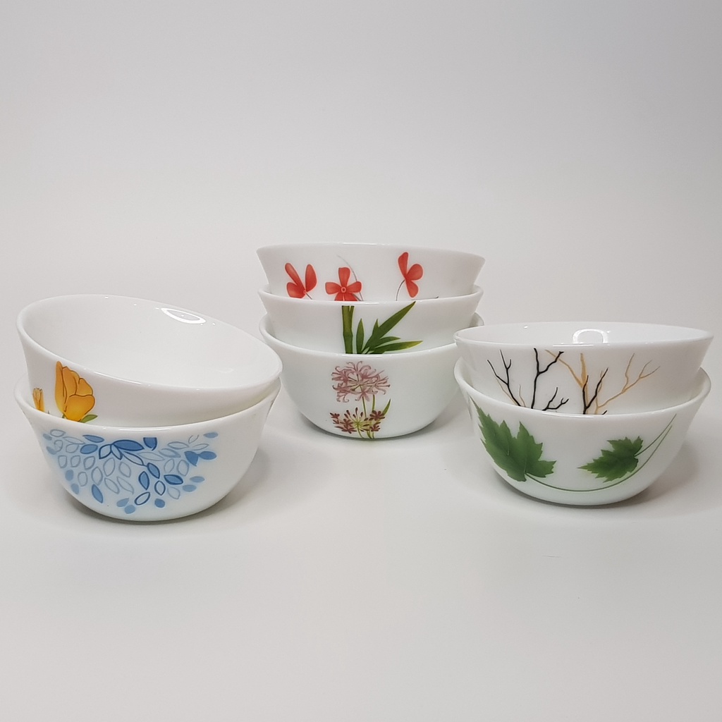 Chén cơm 12cm thủy tinh ngọc La Opala Diva xuất xứ Ấn Độ - bát cơm 12cm