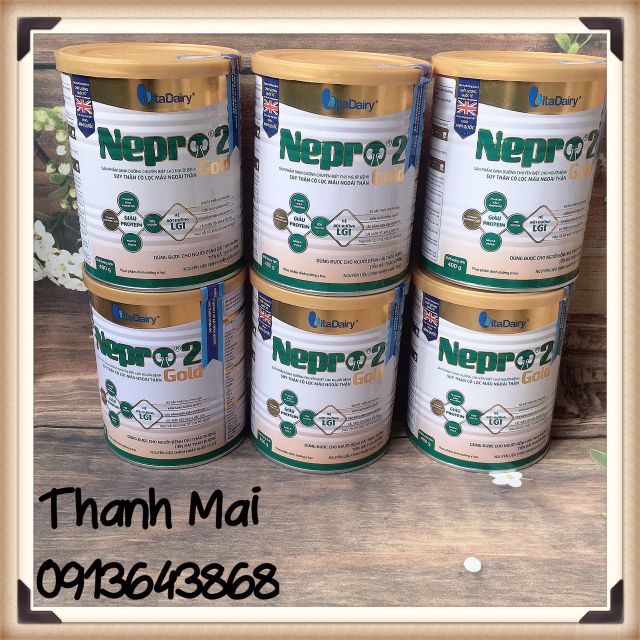 COMBO Gồm 6 lon Nepro 2 Gold