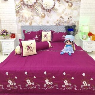 Bộ satin mùa cưới cao cấp