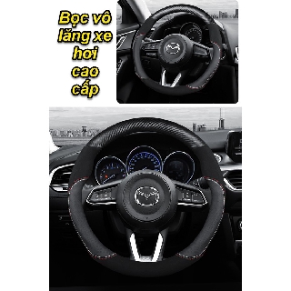 Bọc vô lăng da + sợi carbon