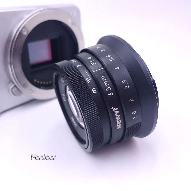 Ống Kính Mini 35mm F / 1.6 Apsc Cho Sony E-Mount A5100 Nex-3 Nex-5T Nex-5R A7Ii