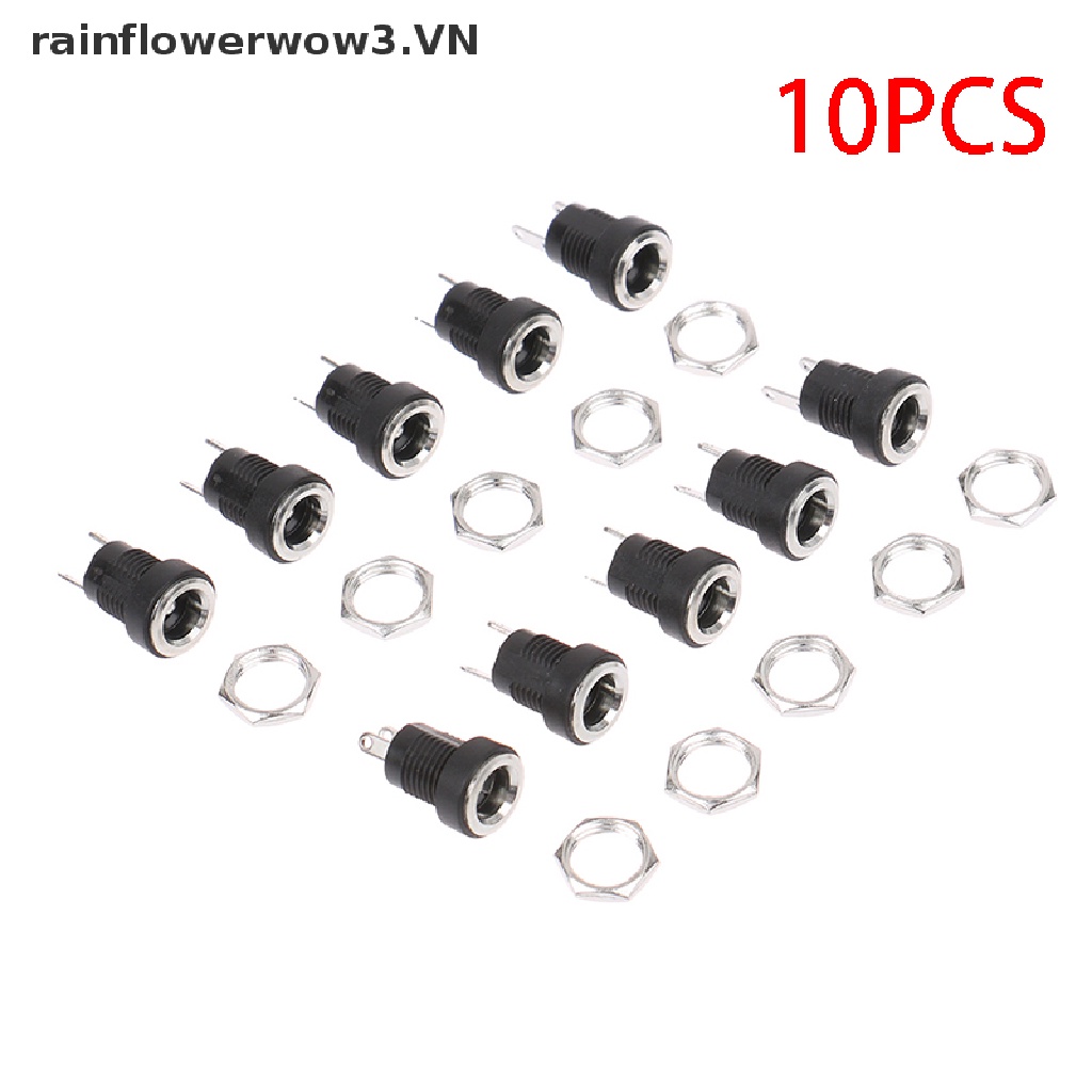 Set 10 Ổ Cắm Điện Dc Female 5.5mm * 2.1mm Chuyên Dụng