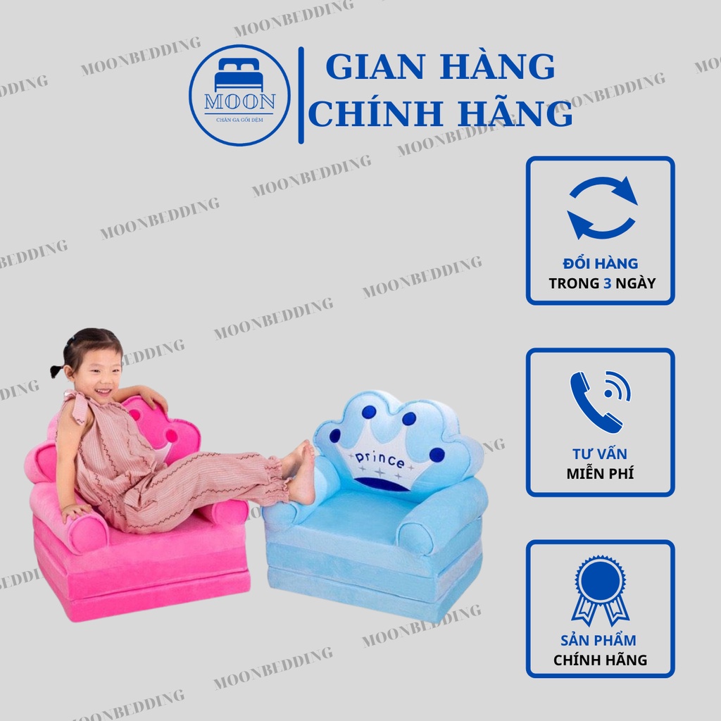 Ghế Giường Sofa ⚡FREE SHIP⚡ Chất Nhung Mềm Mịn Hàng 3 Tầng