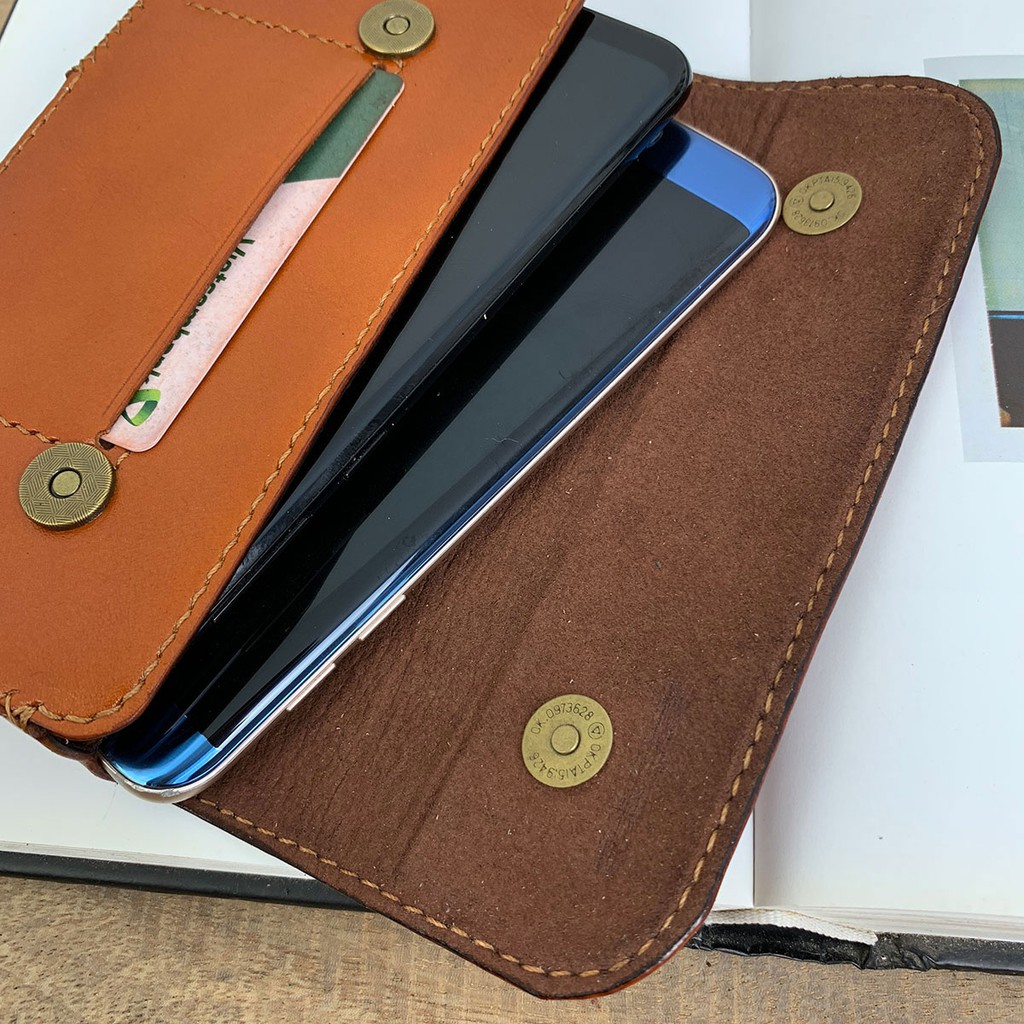 Bao da Handmade cho Samsung Note 9 - da bò nhập khẩu - DT328