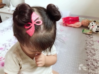 <ẢNH THẬT> búi tóc giả baby