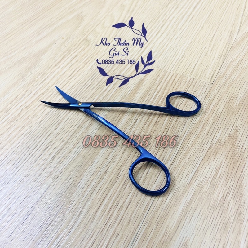 Kéo Cong Đôi Phẫu Thuật 14cm Germany - Kéo chữ S Iris scissors double curved