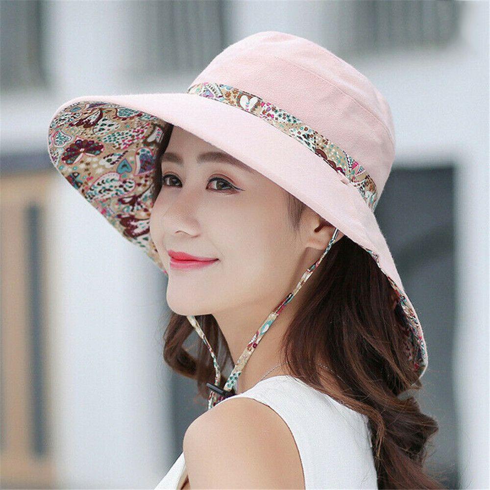 Nón Bucket Rộng Vành Chống Tia UV Thời Trang Xuân Hè