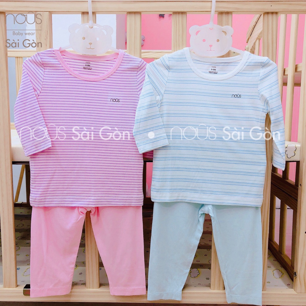 Bộ Quần Áo Giữ Nhiệt Nous Size 6-9m đến 18-24m Nhiều Màu Sắc