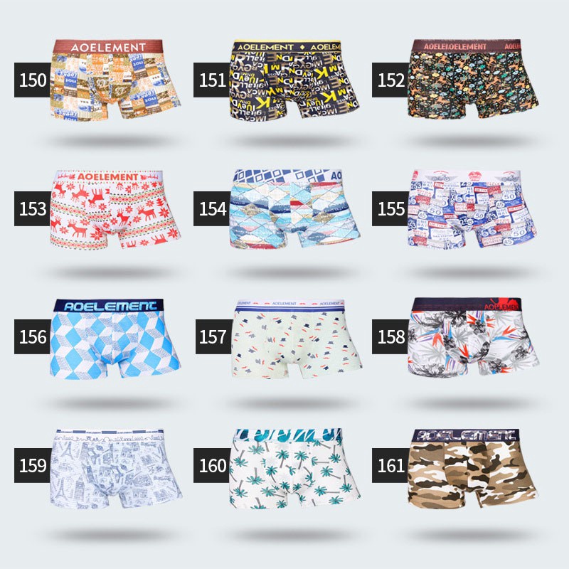 Quần Lót Boxer In Họa Tiết 3d Gợi Cảm Cho Nam