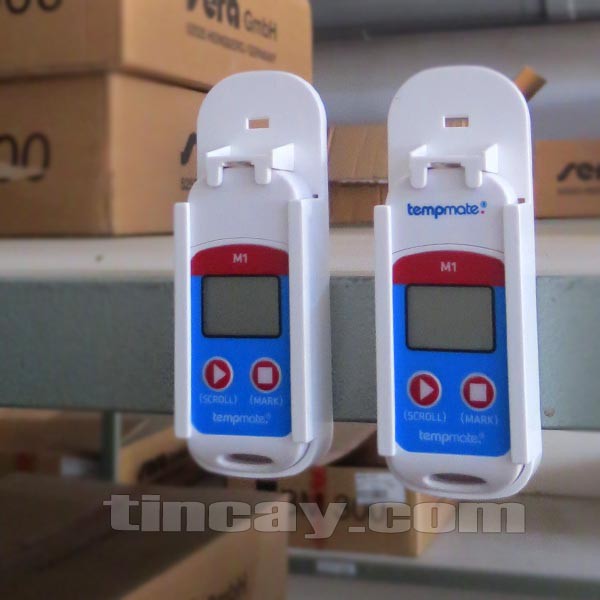 Nhiệt kế tự ghi Tempmate M1 - Thiết Bị Ghi Nhiệt Độ Kho Lạnh, Hàng Hóa