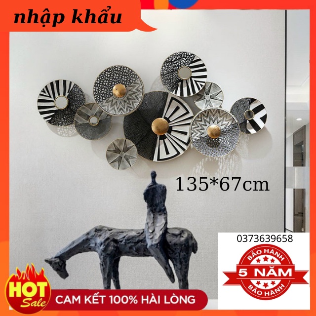 Tranh Sắt Treo Tường Nghệ Thuật ,Mã 2224- Decor Kim Loại Phong Cách Mới -Tranh Trang Trí Nhà Cửa Đẹp -Giá Rẻ-KT 135*68cm