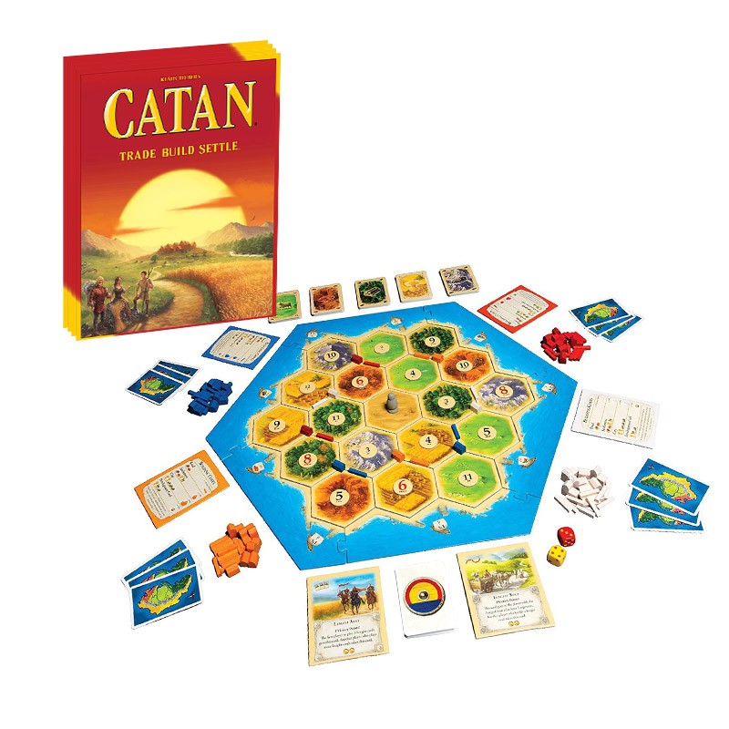 Board game Catan dành cho 3 đến 4 người chơi