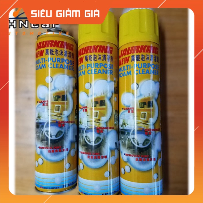 Bình xịt tẩy rửa nội thất ô tô Jaurking 650ml