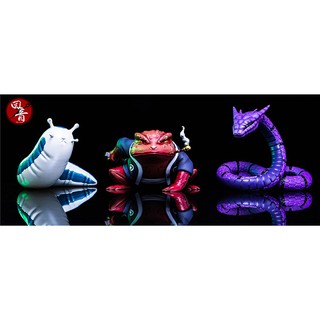Mô hình Naruto Resin chính hãng - Bộ 3 Sên Rắn Cóc Echo Studio