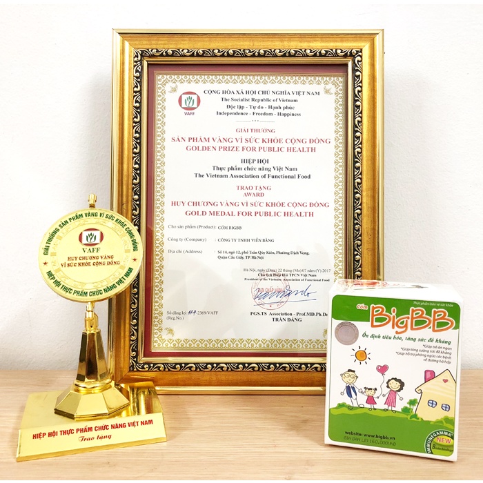 Cốm BigBB giúp trẻ ăn ngon, tăng sức đề kháng