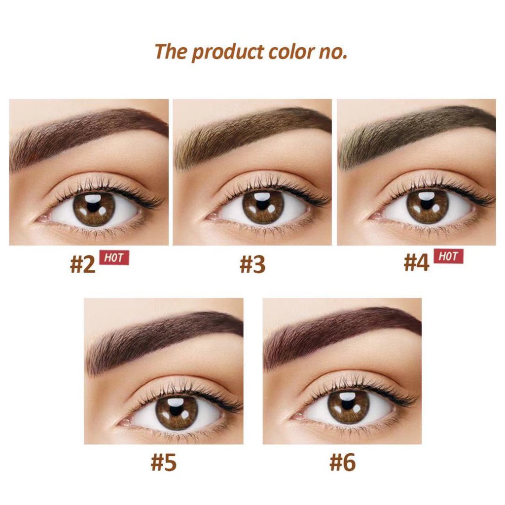 [SANIYE]Phấn Trang Điểm Lông Mày Hai Trong 1 Chống Thấm Nước Và Mồ Hôi Không Dễ Phai Màu