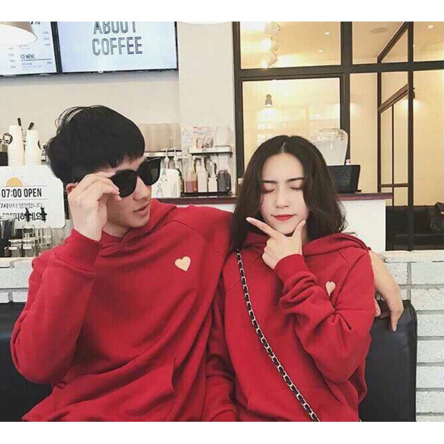 ÁO khoắc hoodie cặp nam nữ in hình trái tim đầy yêu thương HOODIE tim cặp | BigBuy360 - bigbuy360.vn
