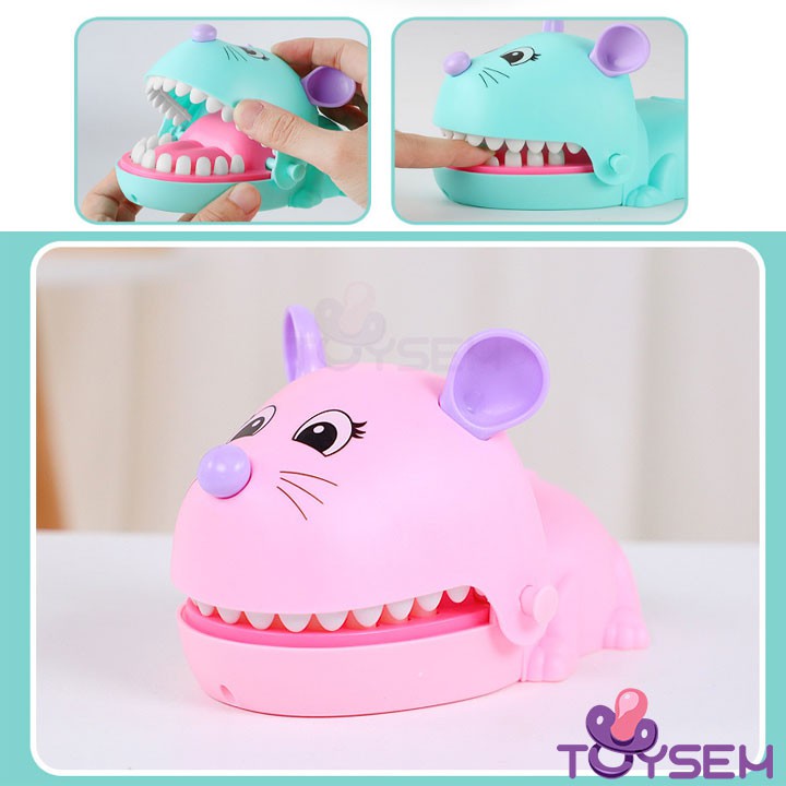Đồ chơi chuột cắn tay Toysem cho trẻ em từ 3 tuổi trở lên rèn luyện tính nhanh nhẹn cho bé - Quà tặng sinh nhật cho bé